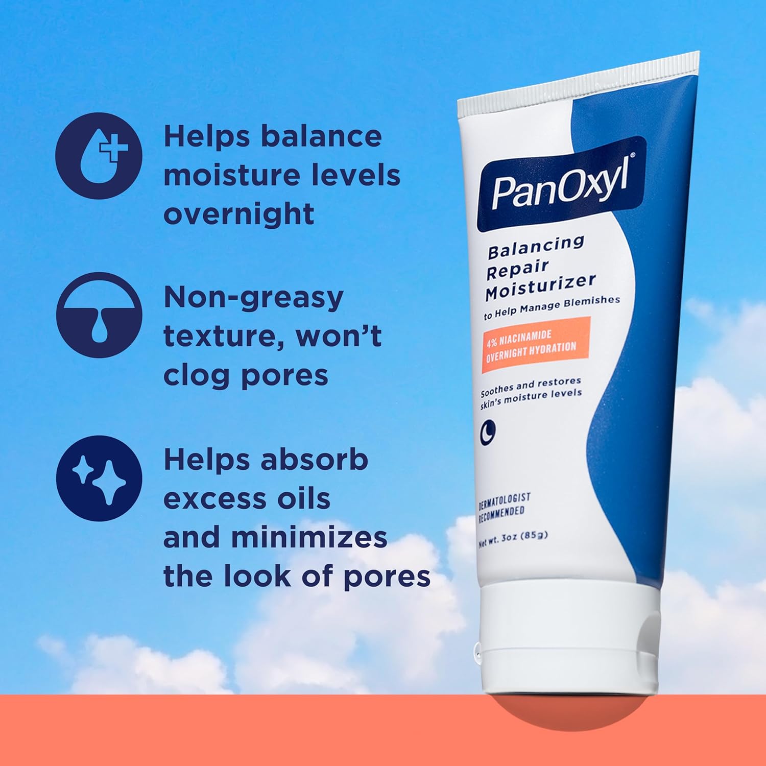 PanOxyl_PM_Balancing_Repair_Moisturizer_with_Niacinamide,_Ceramides_and_Cica,_Hydrating_Face_Moisturizer,_Acne_Prone_Skin_and_Dry_Skin,_Non-Comedogenic_Night_Face_Moisturizer,_3_oz