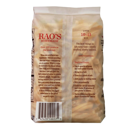 Rao's_Homemade_Casarecce_Pasta,_16oz,_Traditionally_Crafted,_Premium_Quality,_From_Durum_Semolina_Flour,_Traditional_Bronze_Die_Cut,_Imported_from_Italy