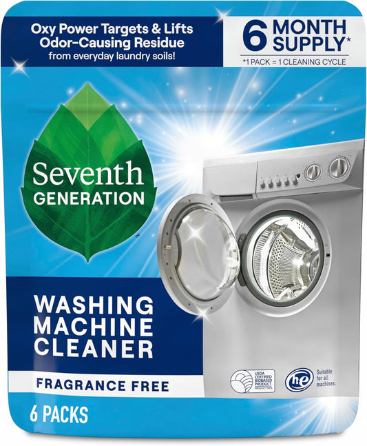 Seventh_Generation_Washing_Machine_Cleaner_6_Count_Free_&_Clear_Targets_Odor-Causing_Residue_Powered_by_Oxy_Power_4.2_oz