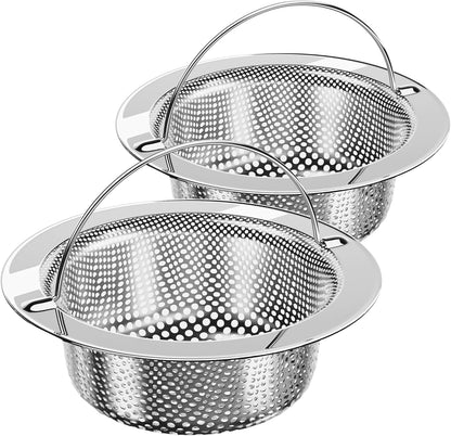MR.SIGA_Kitchen_Sink_Strainer,_Stainless_Steel_Sink_Drain_Strainer,_Dishwasher_Safe,_2_Pack
