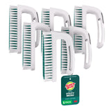 Scotch-Brite, Durable and Long Lasting Dish Brush with Handle for Scrubbing Stainless Steel, Outdoor Furniture, and Sinks without Scratching, Antimicrobial, and Rinses Clean