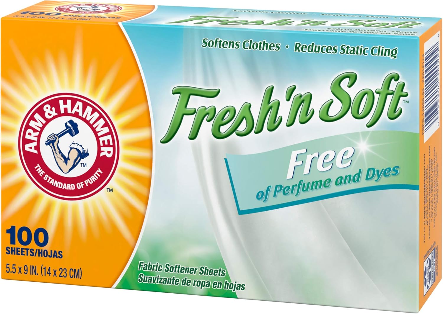 Arm_&_Hammer_Fabric_Softener_Sheets,_Free_of_Perfumes_and_Dyes,_100_ct