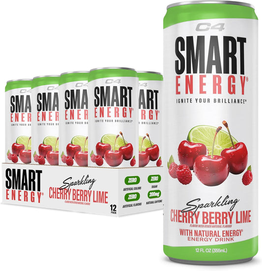 Cellucor_C4_Smart_Energy_Drink_-_Sugar_Free_Performance_Fuel_&_Nootropic_Brain_Booster,_Coffee_Substitute_or_Alternative_|_Cherry_Berry_Lime_12_Oz_-_12_Pack