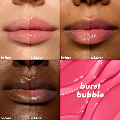 e.l.f._Glow_Reviver_Plumping_Lip_Oil,_Tinted_Lip_Plumper_For_A_High-Shine,_Plump_Finish,_Infused_With_Jojoba_Oil,_Vegan_&_Cruelty-Free,_Burst_Bubble