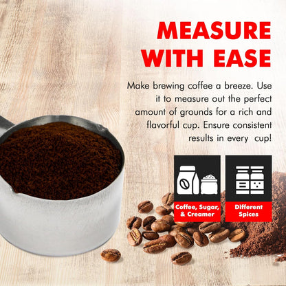 Chef_Craft_Select_Coffee_Measurer,_4_inch_2_tbsp,_Stainless_Steel