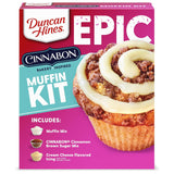 Duncan Hines Epic Cinnabon Bakery Inspired Muffin Kit, 32.34 oz.