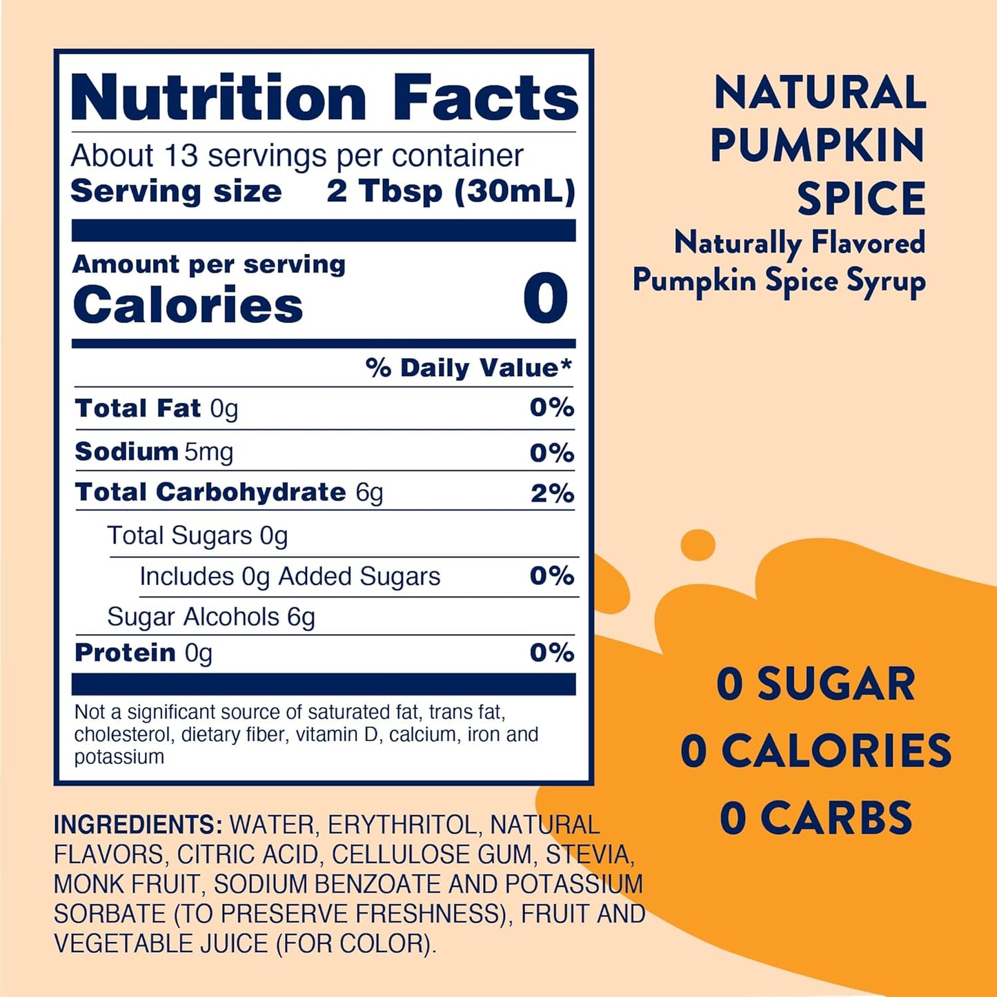 Jordan's_Skinny_Syrups_Sugar_Free_Syrup,_Pumpkin_Spice_Syrup,_12.6_oz,_Zero_Sugar_and_Zero_Calorie_Flavoring_for_Coffee,_Protein_Shake,_Cocktail_or_Mocktail_Drinks_and_More,_Naturally_Sweetened_Line