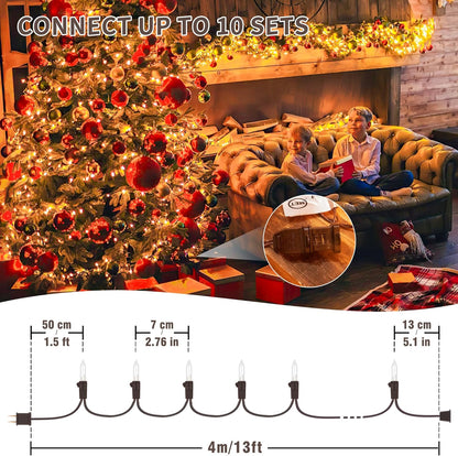 YOUNGAR_13FT_50_Clear_Christmas_Lights_Outdoor,_Approved_Christmas_Tree_Lights_with_Brown_Wire,_Incandescent_Mini_Light_Plug_in_for_Indoor_Outdoor_Tree_Patio_Garden_Xmas_Decor