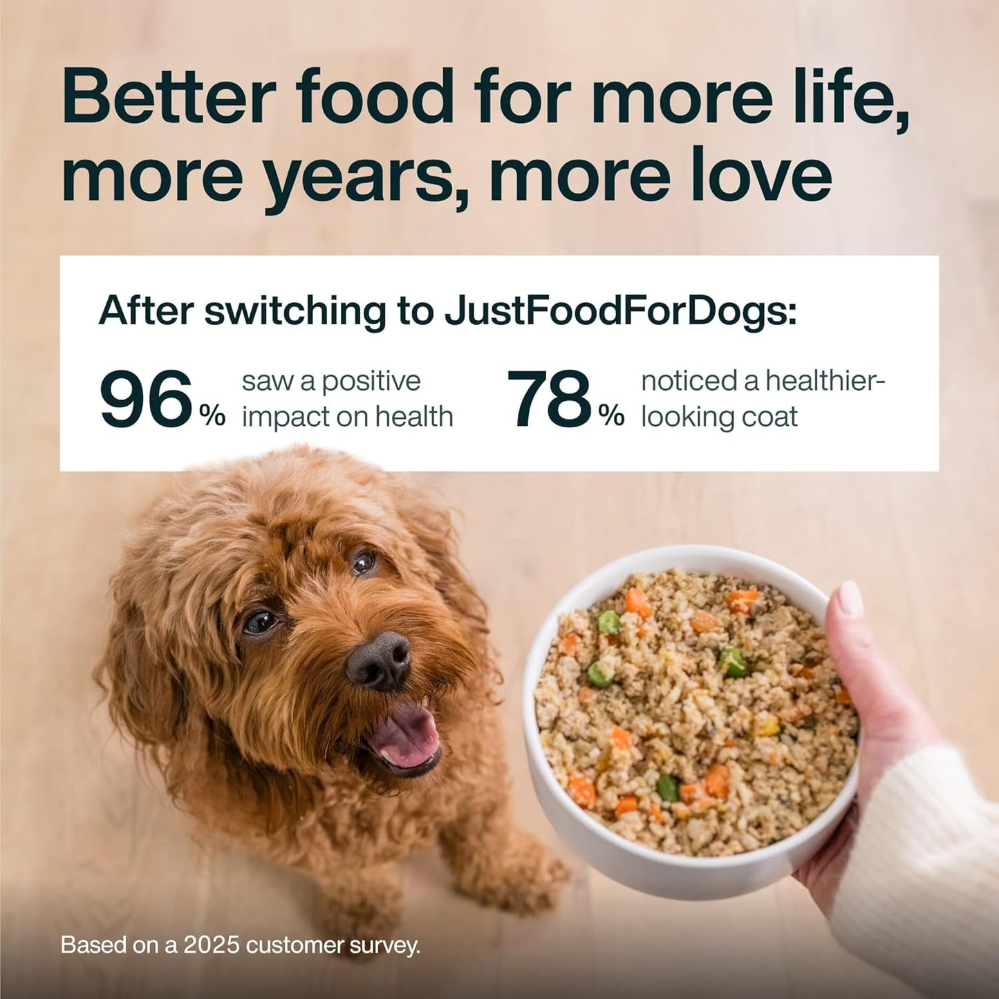 JustFoodForDogs_JustFresh_Wet_Dog_Food,_Fresh_Pet_Meals_and_Toppers_with_No_Preservatives,_Resealable_Package,_Human_Grade,_Home-Cooked_Chicken,_12_oz_-_7_Pack