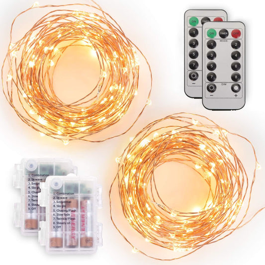 Tenergy_2_Pack_Battery_Operated_LED_String_Lights,_Includes_6_AA_Batteries,_16.5ft_Light_String_50_Dimmable_LEDs,_Remote_Control,_Outdoor_Ready_for_Christmas_Decorations,_Wedding_Decor,_UL_Certified