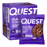 Quest Nutrition Bake Shop, Chocolate Frosted Donuts, 14g Protein, Less than 1g Sugar, Protein Snack, Low Sugar