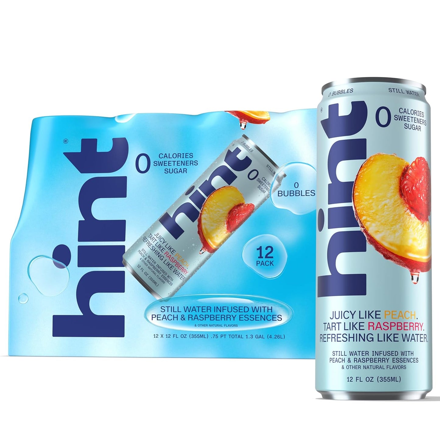 Hint_Canned_Water,_Peach_Raspberry_-_Purified_Flavored_Water_with_Zero_Calories,_Natural_Flavors,_and_Sugar_Free_-_12_Fl_Oz_Cans_(Pack_of_12)