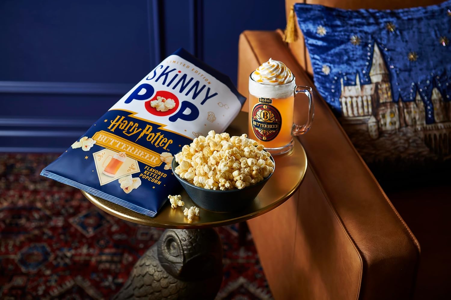 SkinnyPop_Butterbeer_Flavored_Kettle_Popcorn,_Harry_Potter_Snacks,_Gluten_Free,_Vegan,_Non-GMO,_Dairy_Free,_SkinnyPop,_5.3oz_Grocery_Sized_Bag