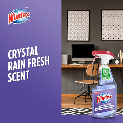 Windex_Glass_and_Window_Cleaner_Spray_Bottle,_Ammonia_Free,_Packaging_Designed_to_Prevent_Leakage_and_Breaking,_Surface_Cleaning_Spray,_Crystal_Rain_Scent,_23_Fl_Oz