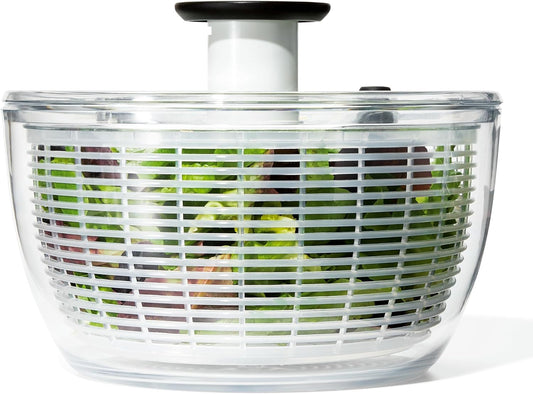 OXO_Good_Grips_Salad_Spinner_|_Lettuce_Spinner_|_Fruit_Washer_|_Fruit_Washing_Bowl_with_Strainer_|_Vegetable_Cleaner_|_Salad_Cleaner_|_Lettuce_Washer_|_6.22_Quart_Capacity