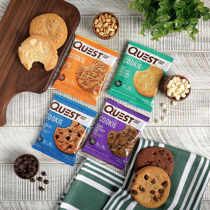 Quest_Nutrition_Double_Chocolate_Chip_Protein_Cookie,_15g_Protein,_1g_Sugar,_3g_Net_Carbs,_Keto_Friendly,_High_Protein,_Low_Carb;_4_Count