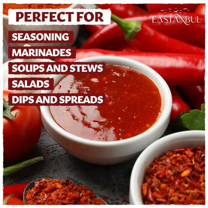 Eastanbul_Aleppo_Pepper,_5.3oz,_Aleppo_Pepper_Flakes,_Ground_from_Turkey,_Pul_Biber_for_Mediterranean_&_Middle_Eastern_Dishes,_Crushed_Turkish_Red_Biber_Flakes,_Delicious_Chili,_Vegan,_Gluten_Free