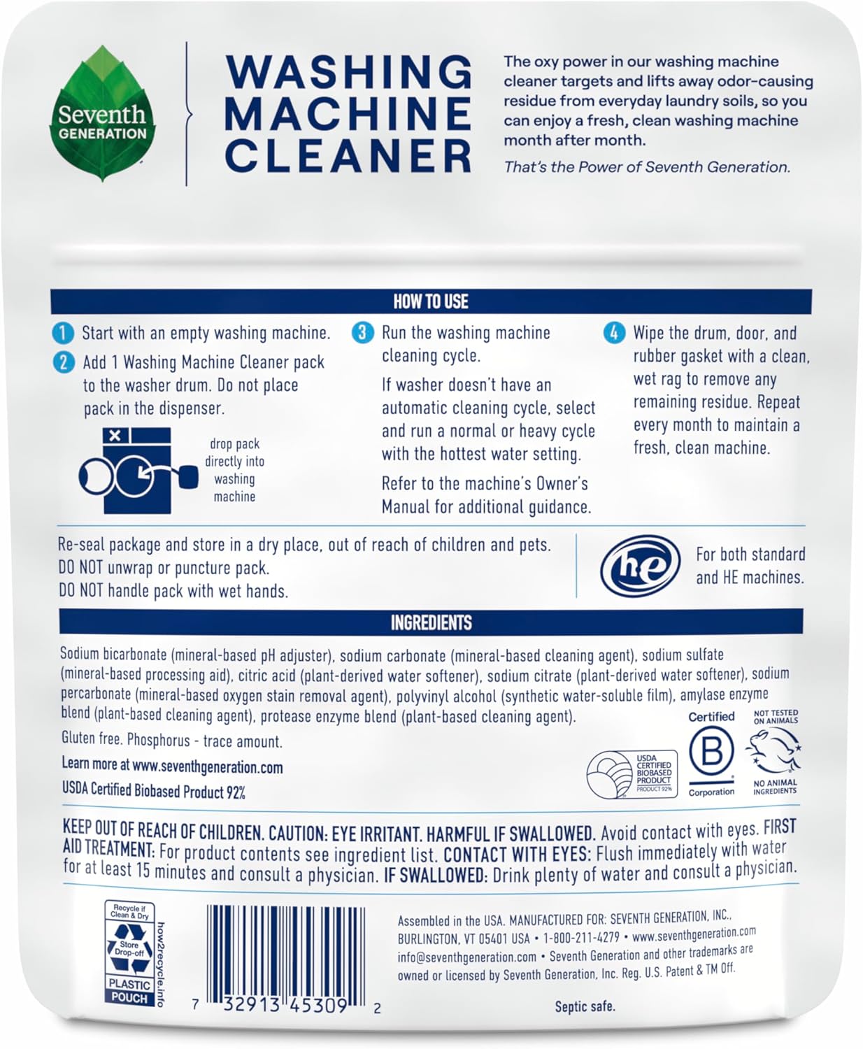 Seventh_Generation_Washing_Machine_Cleaner_6_Count_Free_&_Clear_Targets_Odor-Causing_Residue_Powered_by_Oxy_Power_4.2_oz