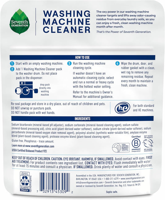 Seventh_Generation_Washing_Machine_Cleaner_6_Count_Free_&_Clear_Targets_Odor-Causing_Residue_Powered_by_Oxy_Power_4.2_oz