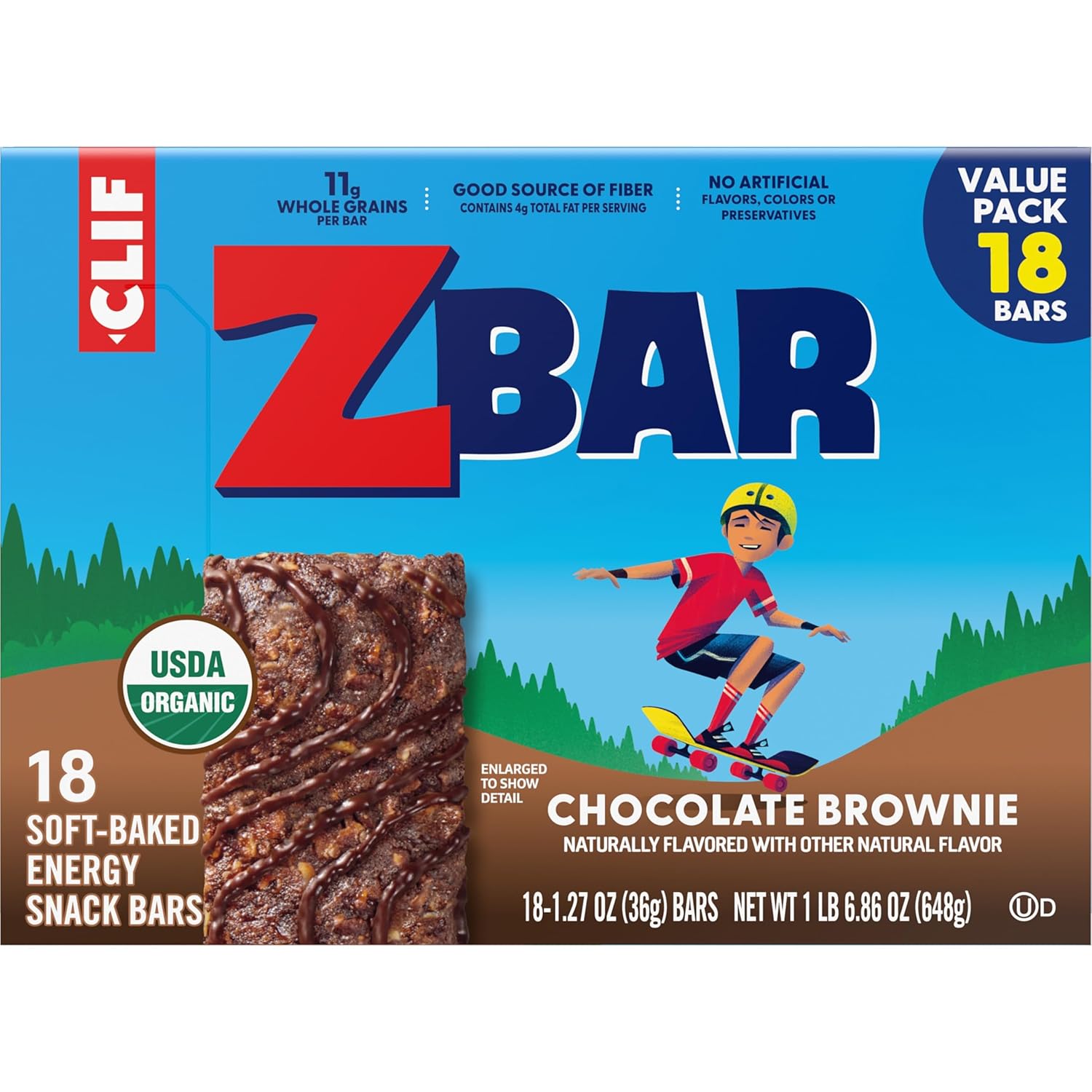 Zbar_-_Chocolate_Brownie_-_Soft-Baked_Energy_Snack_Bars_-_Non-GMO_-_11g_Whole_Grains_-_USDA_Organic_Granola_Bars_-_Snacks_for_Kids_(18_Pack)