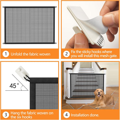 Cupount_Dog_Screen_Mesh_Gate_for_Stairs_Pet_Gates_for_The_House:_for_Doorways_Stairways_Indoor_29_inches_Tall,_38_inch_Wide,_Fits_32-35_inch_Openings