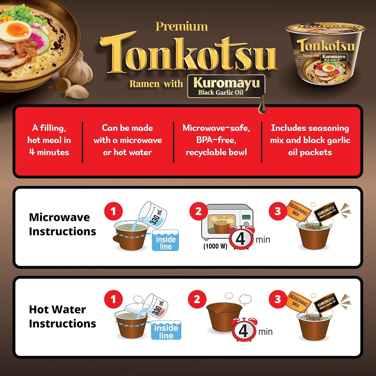 Nongshim_Tonkotsu_Ramen_with_Kuromayu_Noodle_Big_Bowl,_3.56_Ounce_(Pack_Of_6)