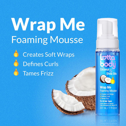 Lottabody_Coconut_Oil_and_Shea_Wrap_Me_Foaming_Curl_Mousse,_Creates_Soft_Wraps,_Hair_Mousse_for_Curly_Hair,_Defines_Curls,_Anti_Frizz,_7_Fl_Oz