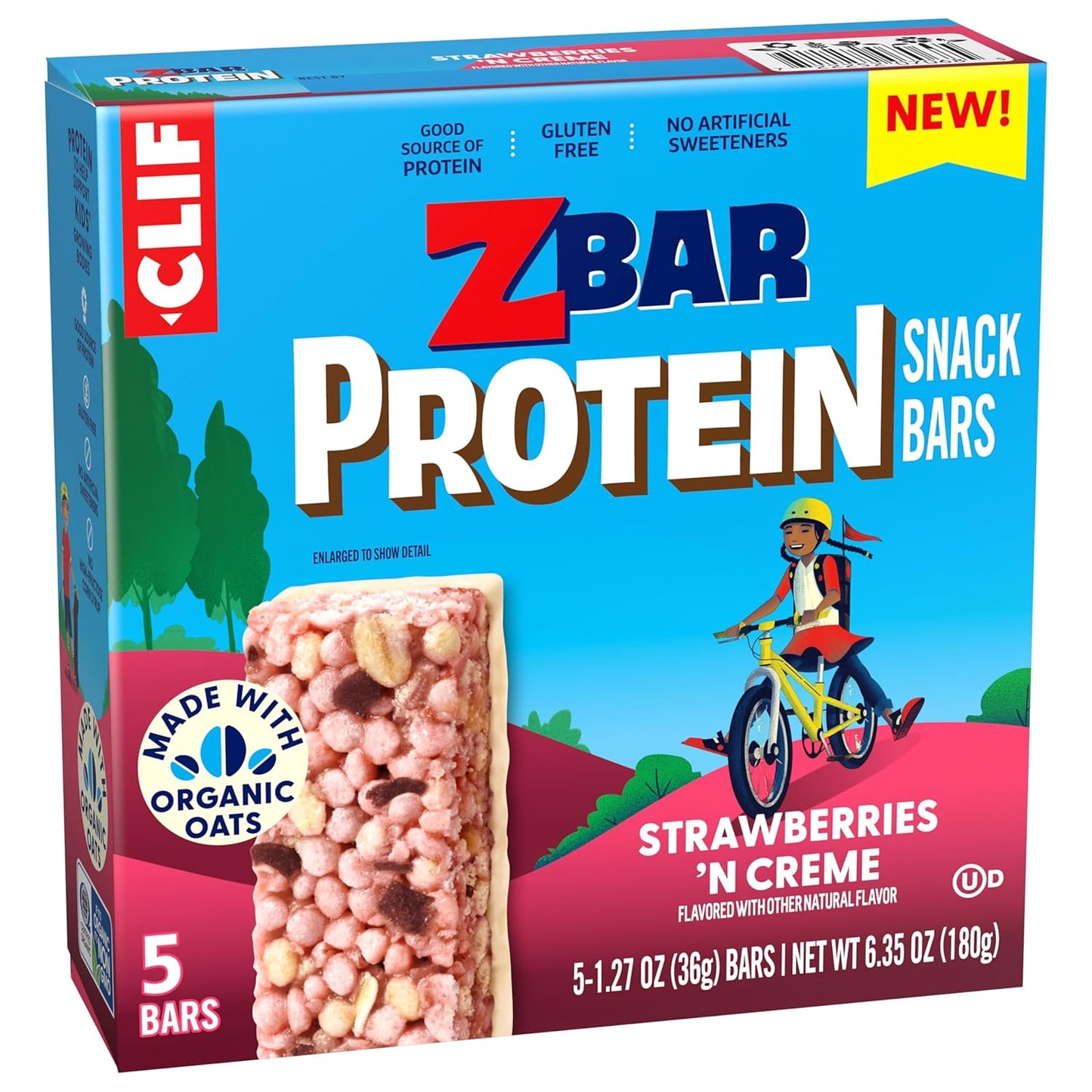 Zbar_Protein_-_Strawberries_'N_Creme_-_Crispy_Snack_Bars_-_Made_with_Organic_Oats_-_Non-GMO_-_5g_Protein_-_Gluten_Free_Protein_Bars_(5_Pack)