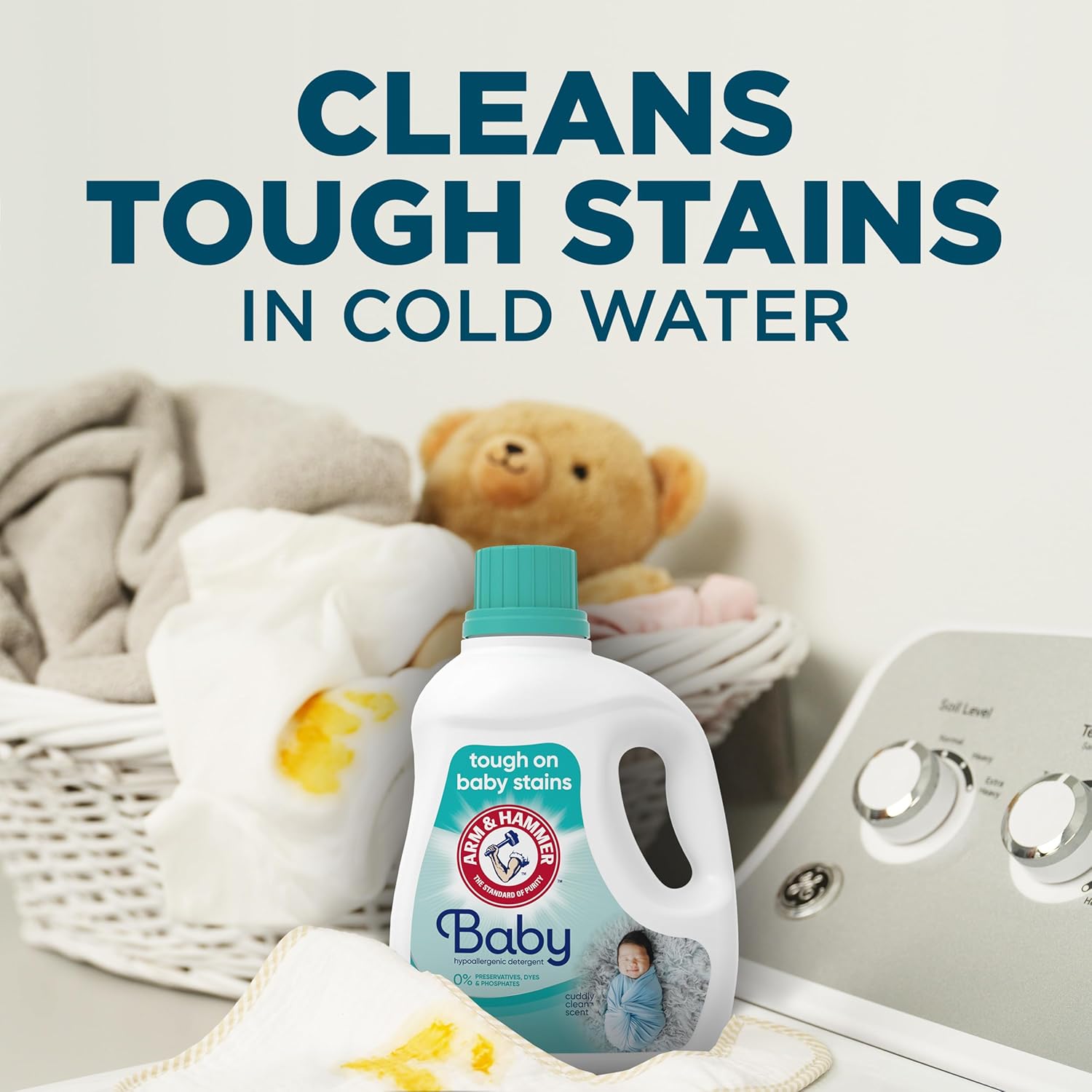 ARM_&_HAMMER_Baby,_77_Loads_Hypoallergenic_Liquid_Laundry_Detergent,_100.5_fl_oz