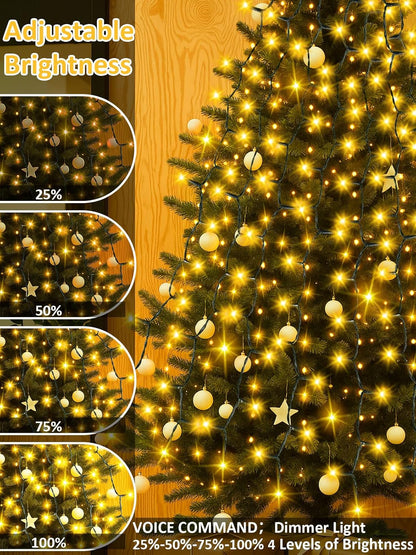 2025_New_Christmas_Tree_Lights_with_Voice_Control_Outdoor/Indoor,_480LED_8FT_16_Lines_Cascading_Twinkle_Lights_Green_Wire,12_Modes_&_Timer,_Waterproof_Waterfall_Lights_for_Xmas_Decor_(Warm_White)