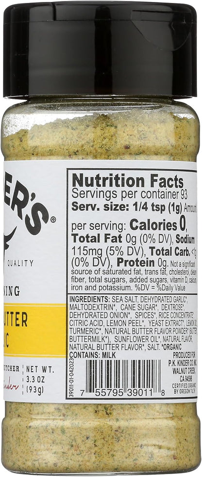 KINDERS_Organic_Lemon_Butter_Garlic_Seasoning,_3.3_OZ