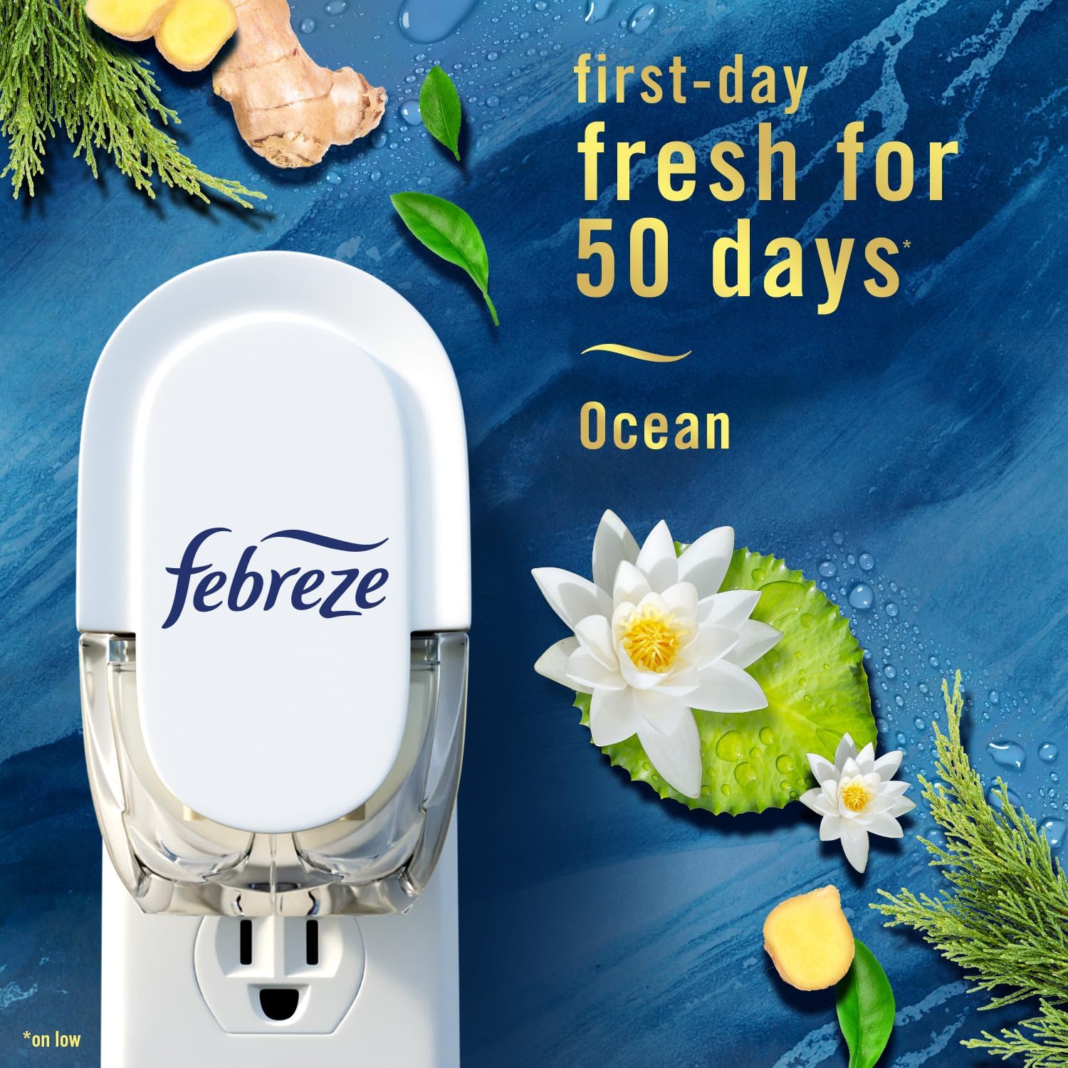 Febreze_Plug_In_Air_Freshener,_Odor-Fighting_Scented_Oil_Refill,_Air_Fresheners_for_Home_and_Bathroom_and_Kitchen,_Long_Lasting_for_Strong_Odors,_Ocean_&_Mountain_Scents,_0.87oz_Refills,_4_Count