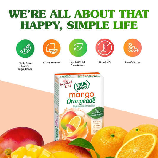 True_Citrus_Orange,_Mango,_1.06_Oz,_(Pack_of_10-_0.11_oz_each)