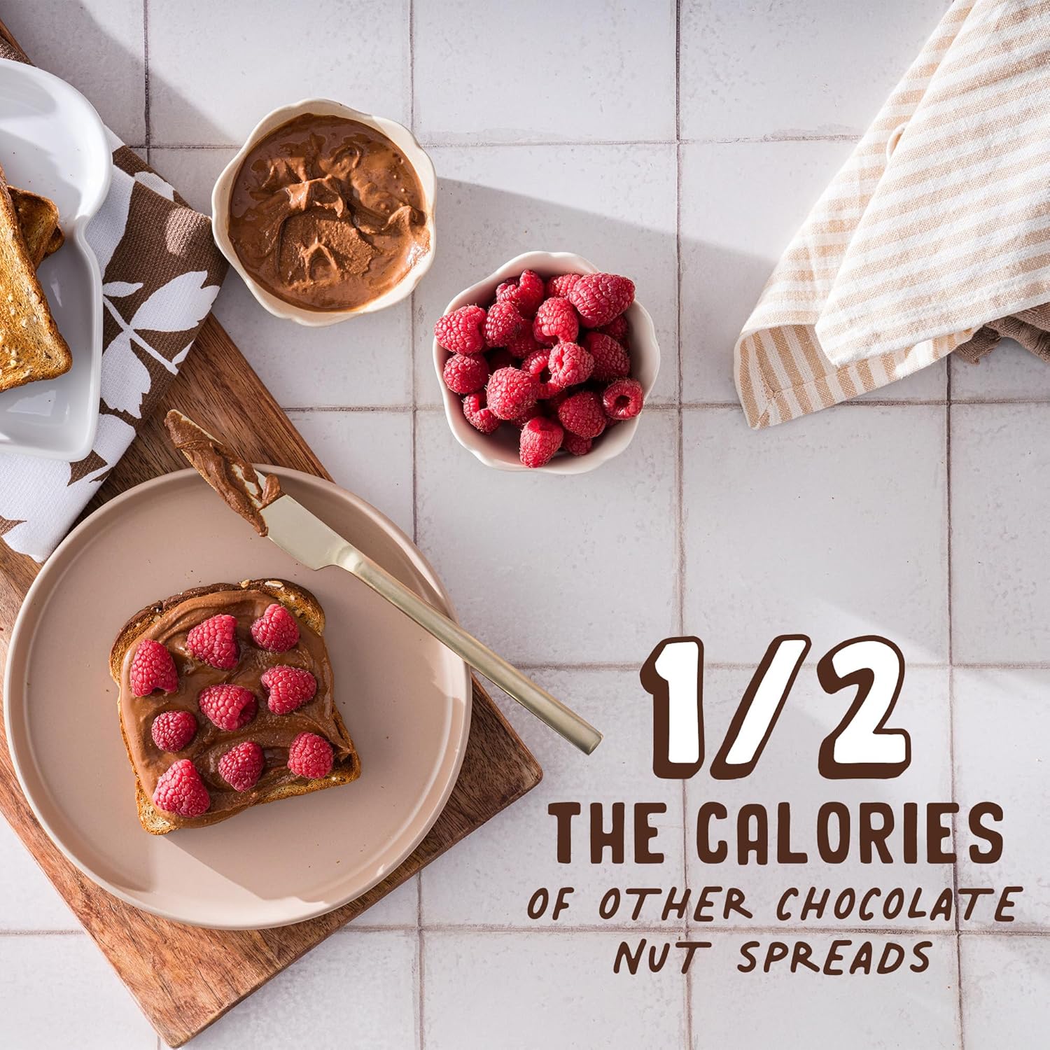 PBfit_15_Ounce_Peanut_Butter_Powder_Chocolate_Flavor,_Cocoa_Powdered_Peanut_Butter_Spread_From_Real_Roasted_Peanuts_and_Cocoa,_6g_of_Protein_7%_DV,_Gluten-Free,_70_calories,_88%_less_fat_(Pack_of_1)