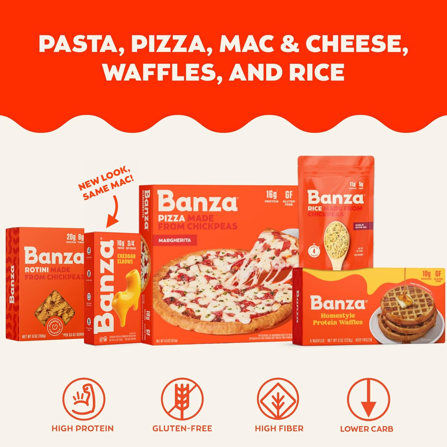 Banza_Gluten-Free_Chickpea_Pasta,_Variety_Pack_20g_Protein_|_Lower_Carb_|_High_Fiber_|_High_Protein_|_Plant_Based_Pasta_|_8oz_(Pack_of_6)