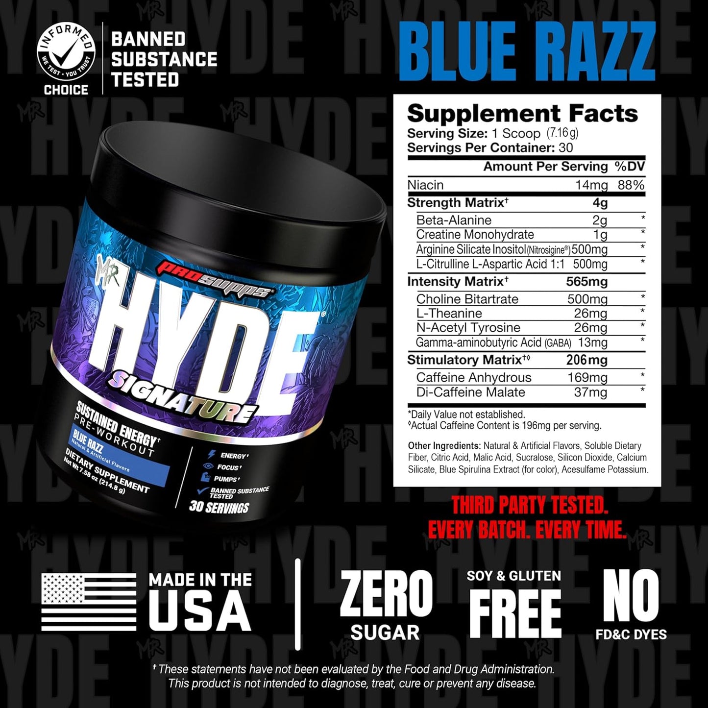 PROSUPPS_Mr._Hyde_Signature_Pre_Workout_Powder_with_Creatine,_Beta_Alanine_&_Caffeine_-_Performance,_Energy_&_Endurance_-_Clean_Fitness_&_Gym_Supplements_for_Men_&_Women_(Blue_Razz,_30_Servings)