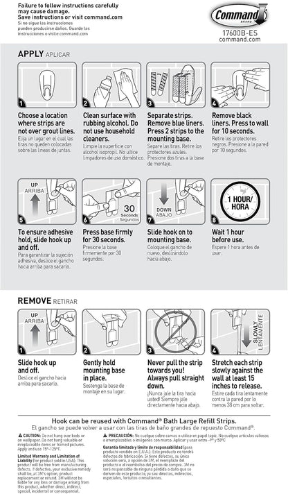 Command_Bathroom_Hook_with_Water-Resistant_Strips,_1-Hook,_2-Strips,_Organize_Damage-Free