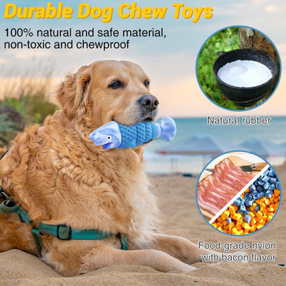 WinTour_Tough_Dog_Toys_for_Aggressive_Chewers,_Indestructible_Dog_Chewers_for_Medium_&_Large_Breeds,_Squeaky_Durable_Chew_Toys_to_Keep_Them_Busy,_Reduce_Boredom,_Teeth_Cleaning,_Bacon_Flavor