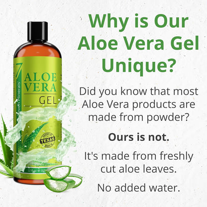 Seven_Minerals_Organic_Aloe_Vera_Gel_from_freshly_cut_100%_Pure_Aloe_-_Big_12oz_-_HighestQuality,_Texas_grown,_Vegan,_Unscented_-_For_Face,_Skin,_Hair,_Sunburn_relief