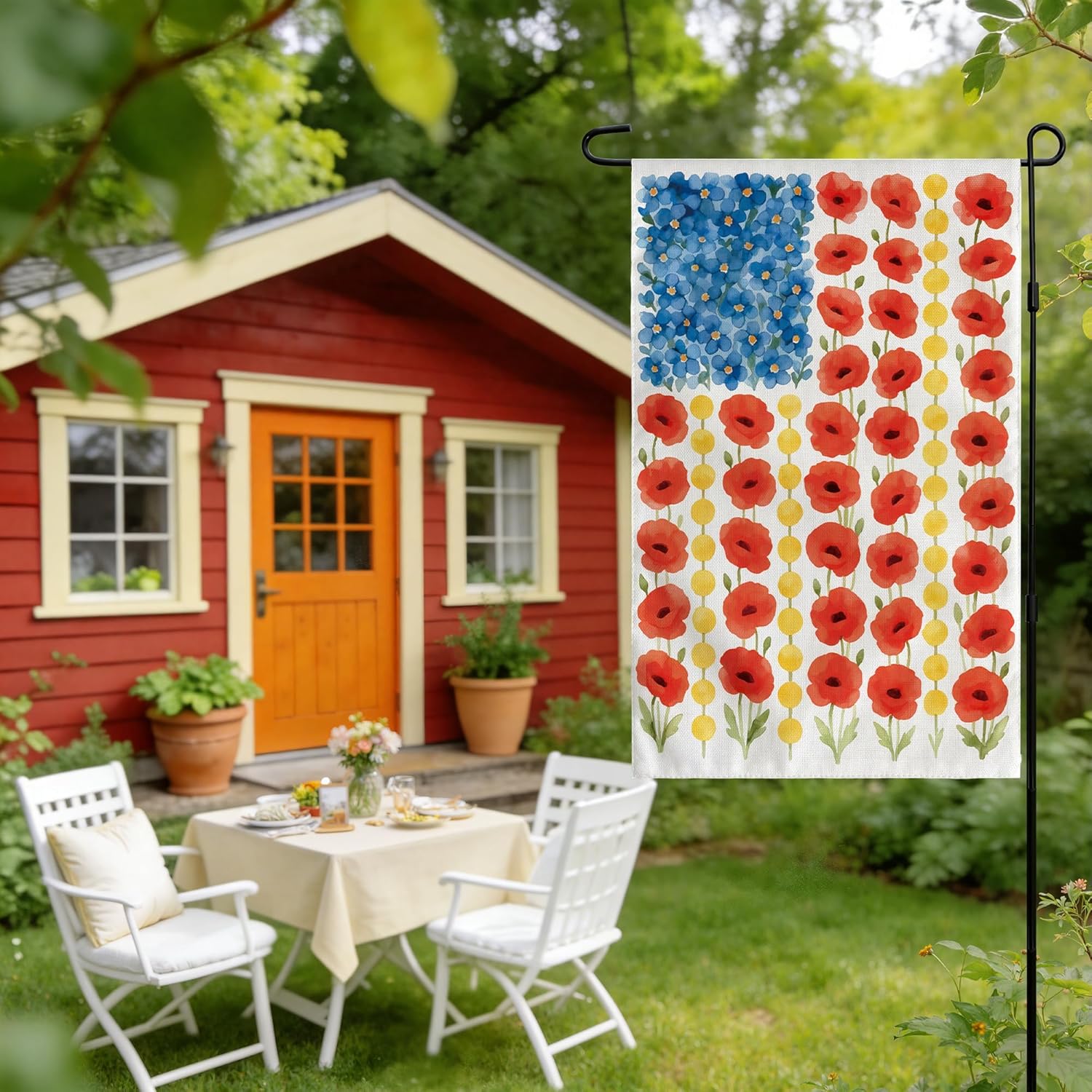 Memorial_Day_Decorations_-_Spring_Garden_Flag_for_Easter_Summer_|_12x18_Inch_Double_Sided_Patriotic_American_Flag_for_Outdoor_Outside_Yard_USA_Celebration_4th_of_July_Decor_-_250_Anniversary_USA_Merchandise