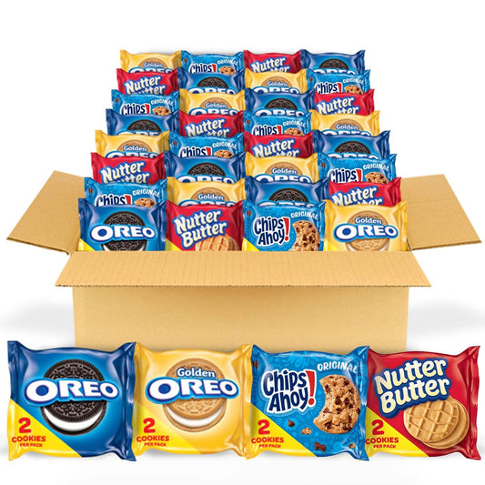 OREO_Original,_OREO_Golden,_CHIPS_AHOY!_&_Nutter_Butter_Cookie_Snacks_Variety_Pack,_56_Snack_Packs_(2_Cookies_Per_Pack)