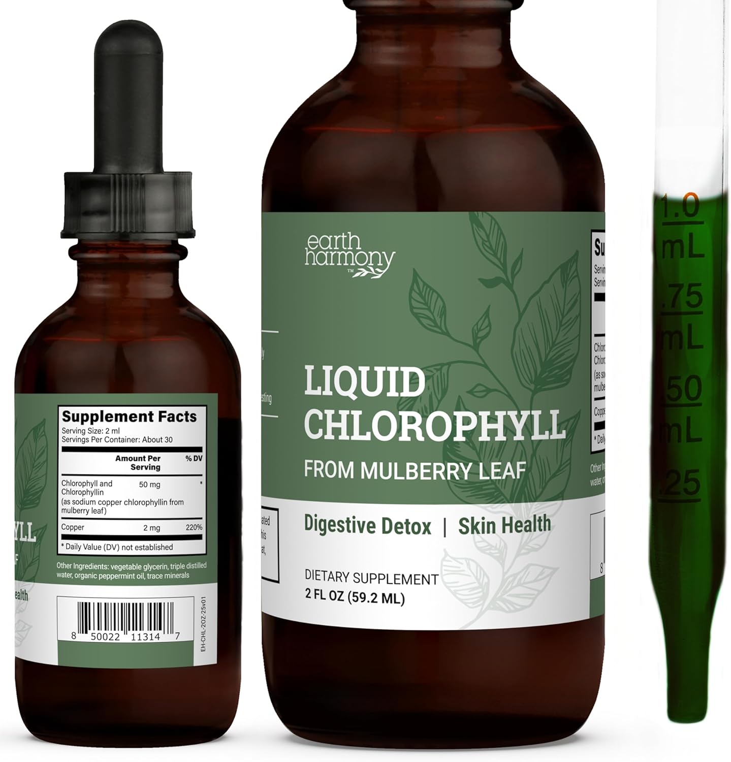 Liquid_Chlorophyll,_Liquid_Drops_for_Immune_System_Support,_Natural_Internal_Deodorant_-_Vegan_Chlorophyll_Drops_with_Organic_Glycerin_-_Clorofila_Liquida,_Chlorophyllin_Detox_Cleanse_(1_mL)