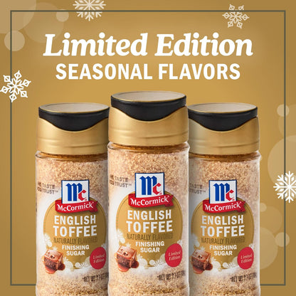 McCormick_Finishing_Sugar,_English_Toffee,_Limited_Edition,_Rich_&_Buttery_Sweetness_for_Hot_Chocolate,_Cookies,_Cake,_Pie,_Cocktails,_and_More,_3.7_oz
