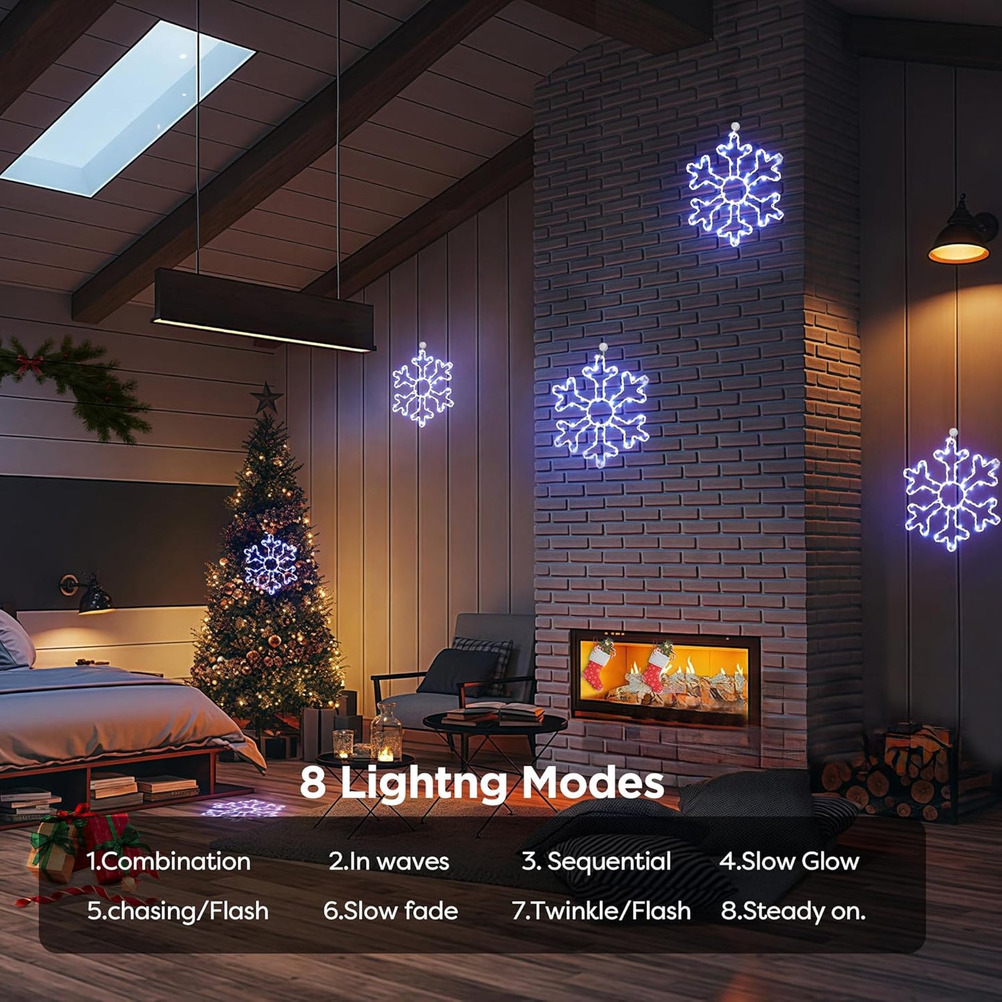 BlcTec_2_Pack_Big_Christmas_Snowflakes_Lights,_13_Inch_Durable_Metal_Frame_Snowflakes_with_Remote_Control,_8_Modes,_Timer,_Waterproof_Battery_Operated_Snowflake_Lights_for_Christmas_Party_Decorations