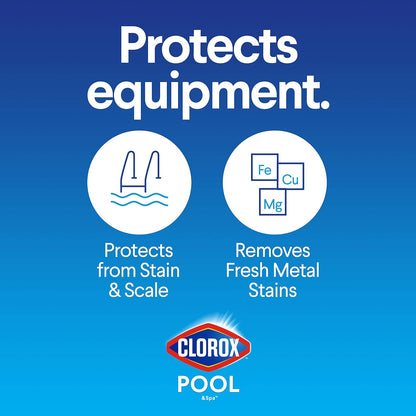 Clorox®_Pool&Spa™_Swimming_Pool_Scale,_Metal_&_Stain_Control,_Prevents_Metal_Stains_and_Scale_Formation,_Removes_Metal_Stains,_1_Quart_(Pack_of_1)