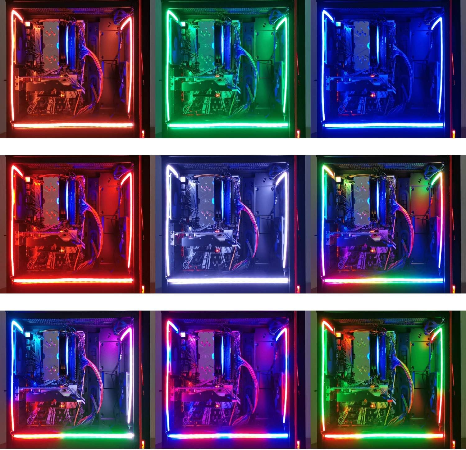 airgoo_Addressable_RGB_PC_LED_Strip,_AG-NEON-LS1_Diffused_Silicon_Rubber_Tube_Neon_Strip,_for_5V_3-pin_argb_Header_or_AG-DRGB16_SignalRGB_Controller(Not_Included),_Come_with_Magnetic_Brackets