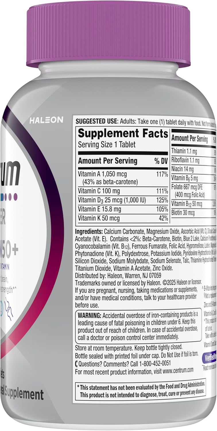 Centrum_Silver_Women's_Multivitamin_for_Women_50_Plus,_Multivitamin/Multimineral_Supplement_with_Vitamin_D3,_B_Vitamins,_Non-GMO_Ingredients,_Supports_Memory_and_Cognition_in_Older_Adults_-_200_Ct