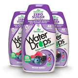 Water Drops Mixed Berry 1.62 fl oz - Gluten Free, Dairy Free, Yeast Free, Wheat Free, Vegan, Kosher, GMO Free