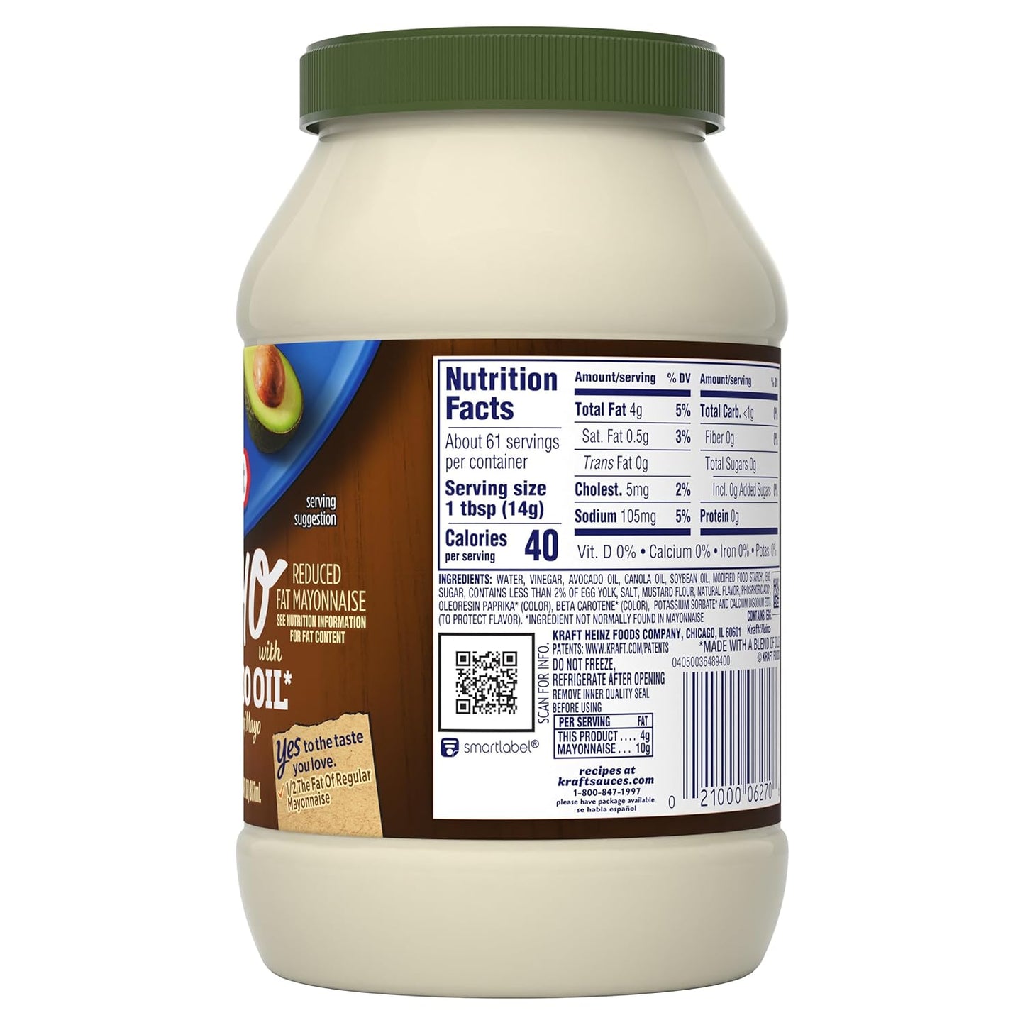 Kraft_Mayo_with_Avocado_Oil_Reduced_Fat_Mayonnaise_-_Classic_Creamy_Condiment_for_Sandwiches_and_Salads,_Made_with_Cage-Free_Eggs,_For_a_Keto_and_Low_Carb_Lifestyle,_30_fl_oz_Jar