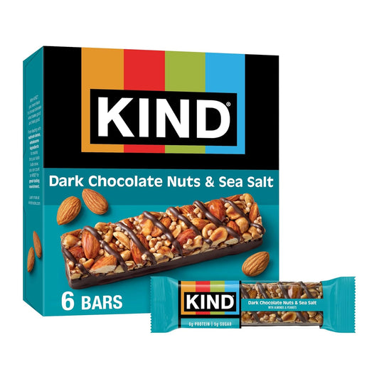 KIND_Nut_Bars,_Dark_Chocolate_Nuts_and_Sea_Salt,_Healthy_Snacks,_Gluten_Free,_Low_Sugar,_6g_Protein,_6_Count
